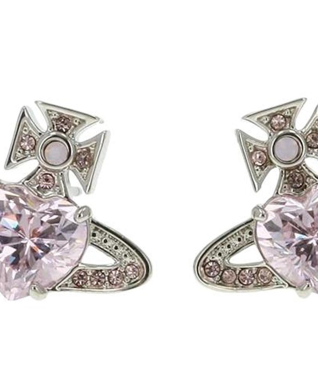 VIVIENNE WESTWOOD Серебряные металлические серьги, фото 2