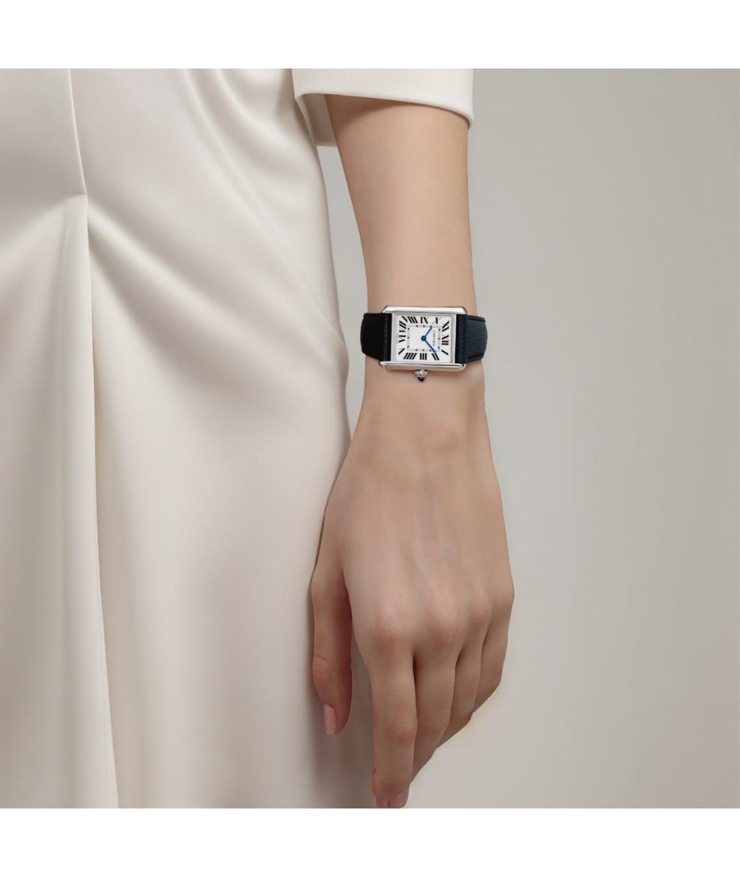 CARTIER Кожаные часы, фото 2