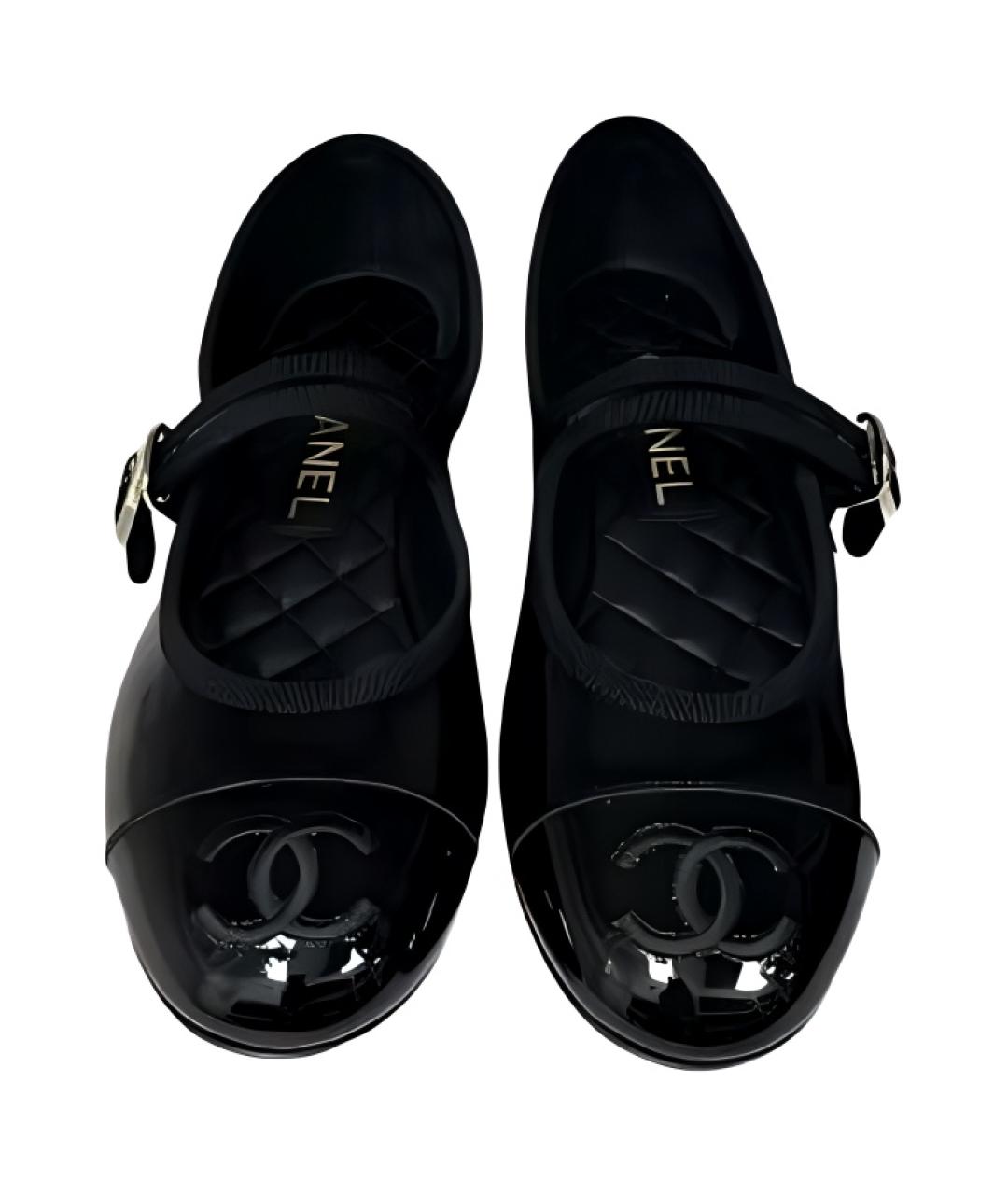 CHANEL Черные туфли, фото 5