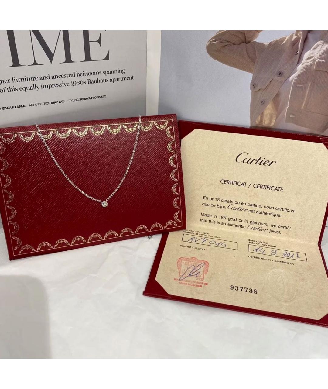 CARTIER Подвеска из белого золота, фото 3