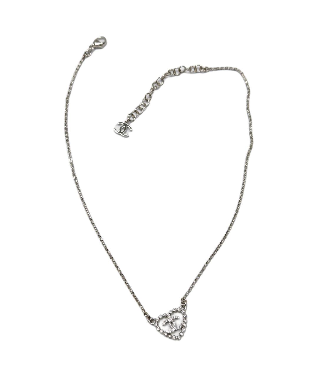 CHANEL Серебрянный металлический кулон, фото 3