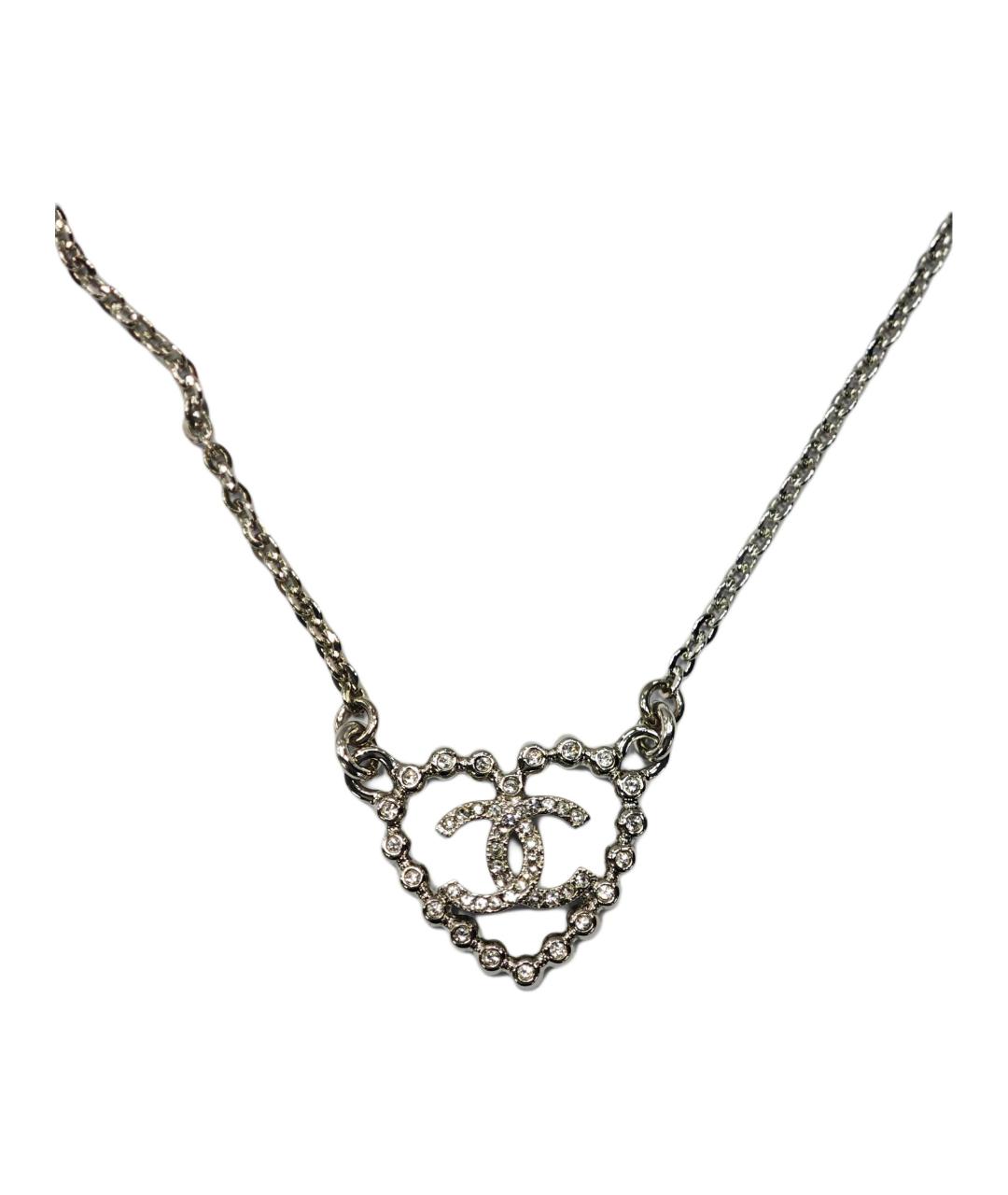 CHANEL Серебрянный металлический кулон, фото 2