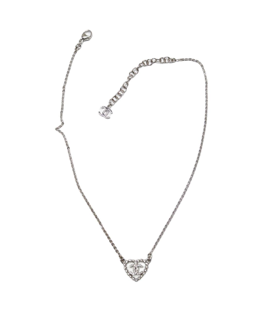 CHANEL Серебрянный металлический кулон, фото 1