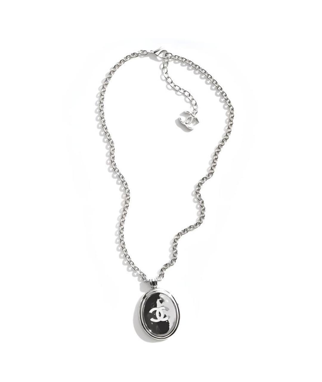 CHANEL Серебрянный металлический кулон, фото 4