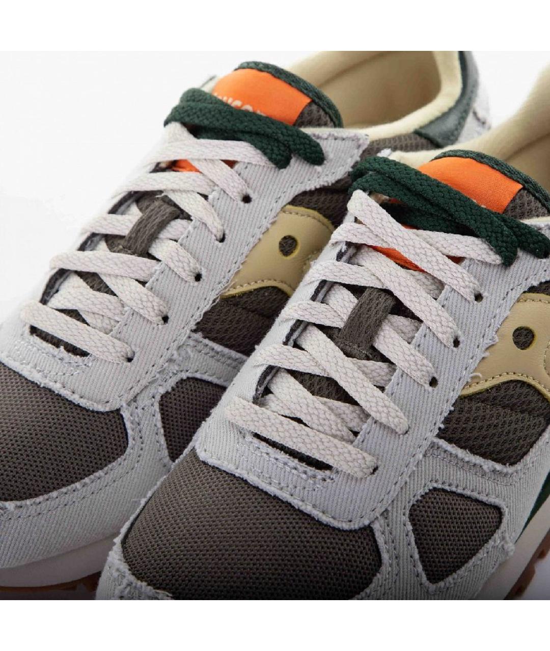 SAUCONY Серые текстильные низкие кроссовки / кеды, фото 6