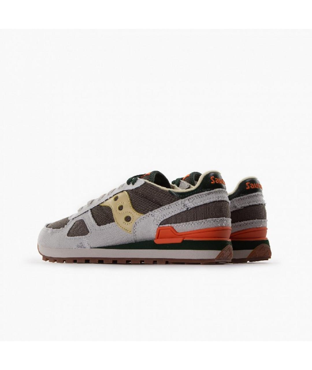 SAUCONY Серые текстильные низкие кроссовки / кеды, фото 3