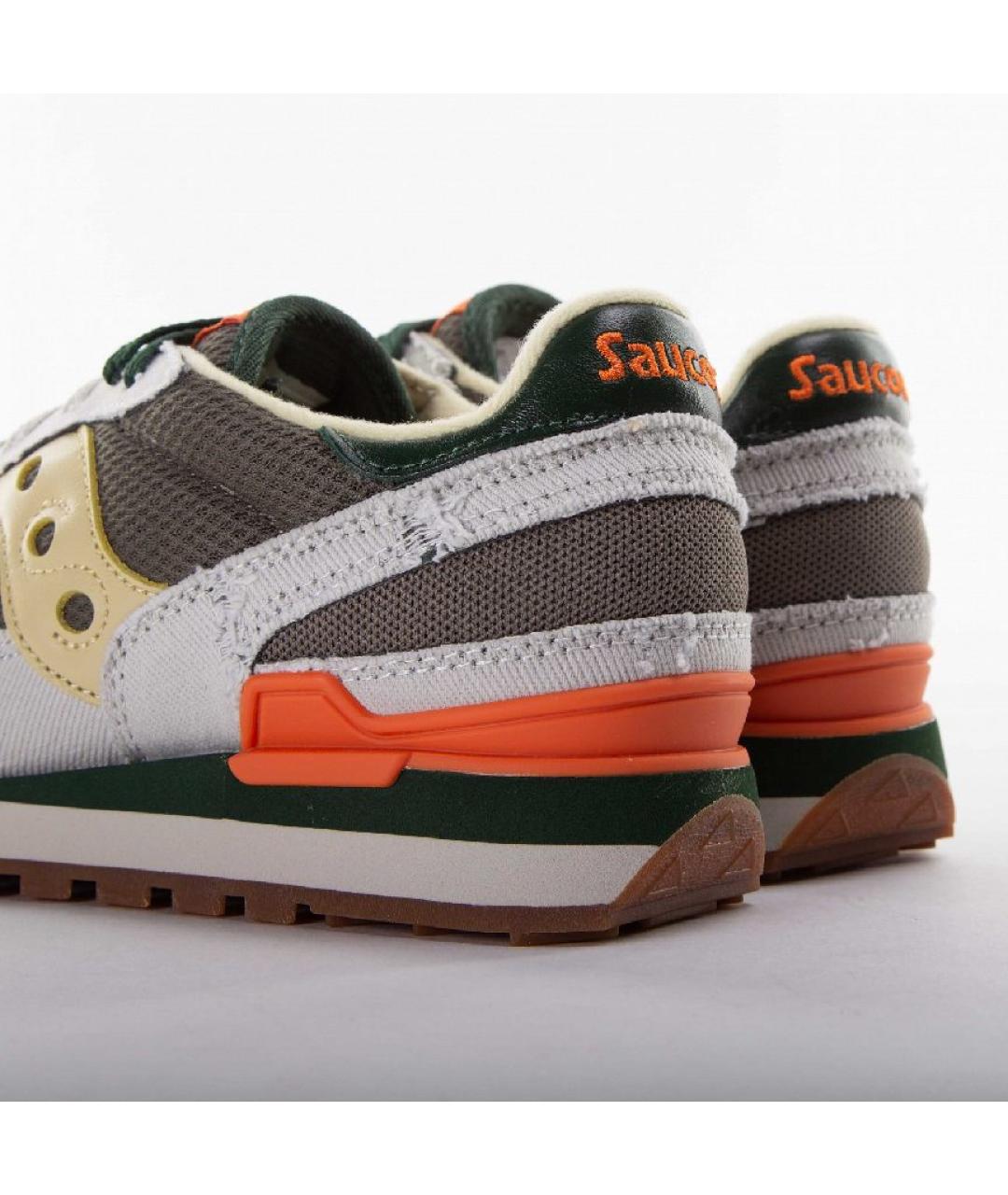 SAUCONY Серые текстильные низкие кроссовки / кеды, фото 8