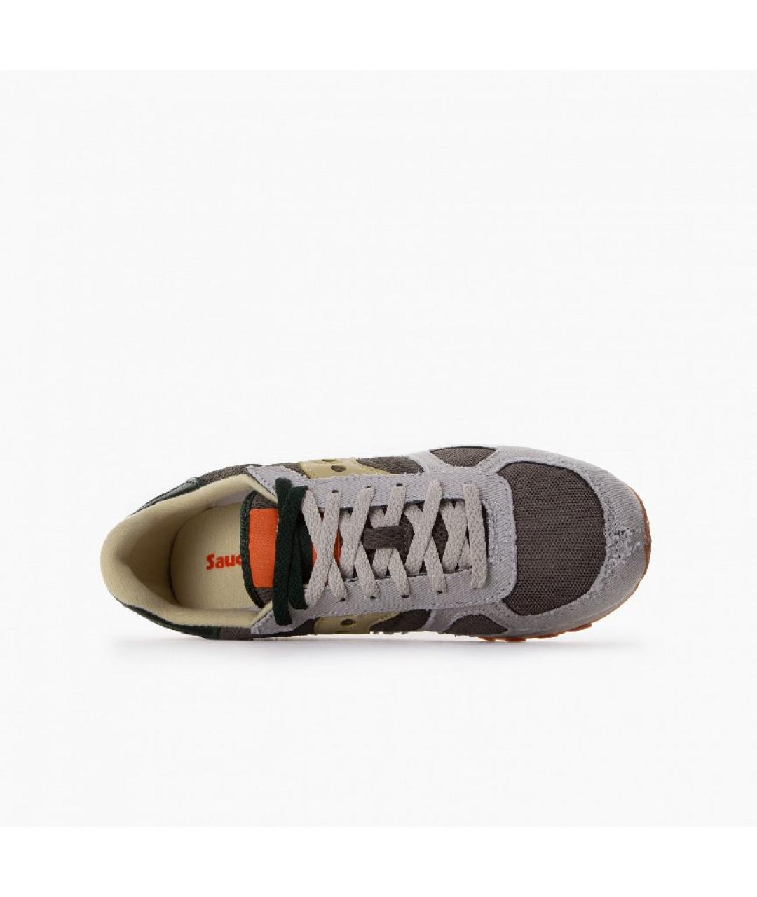 SAUCONY Серые текстильные низкие кроссовки / кеды, фото 5