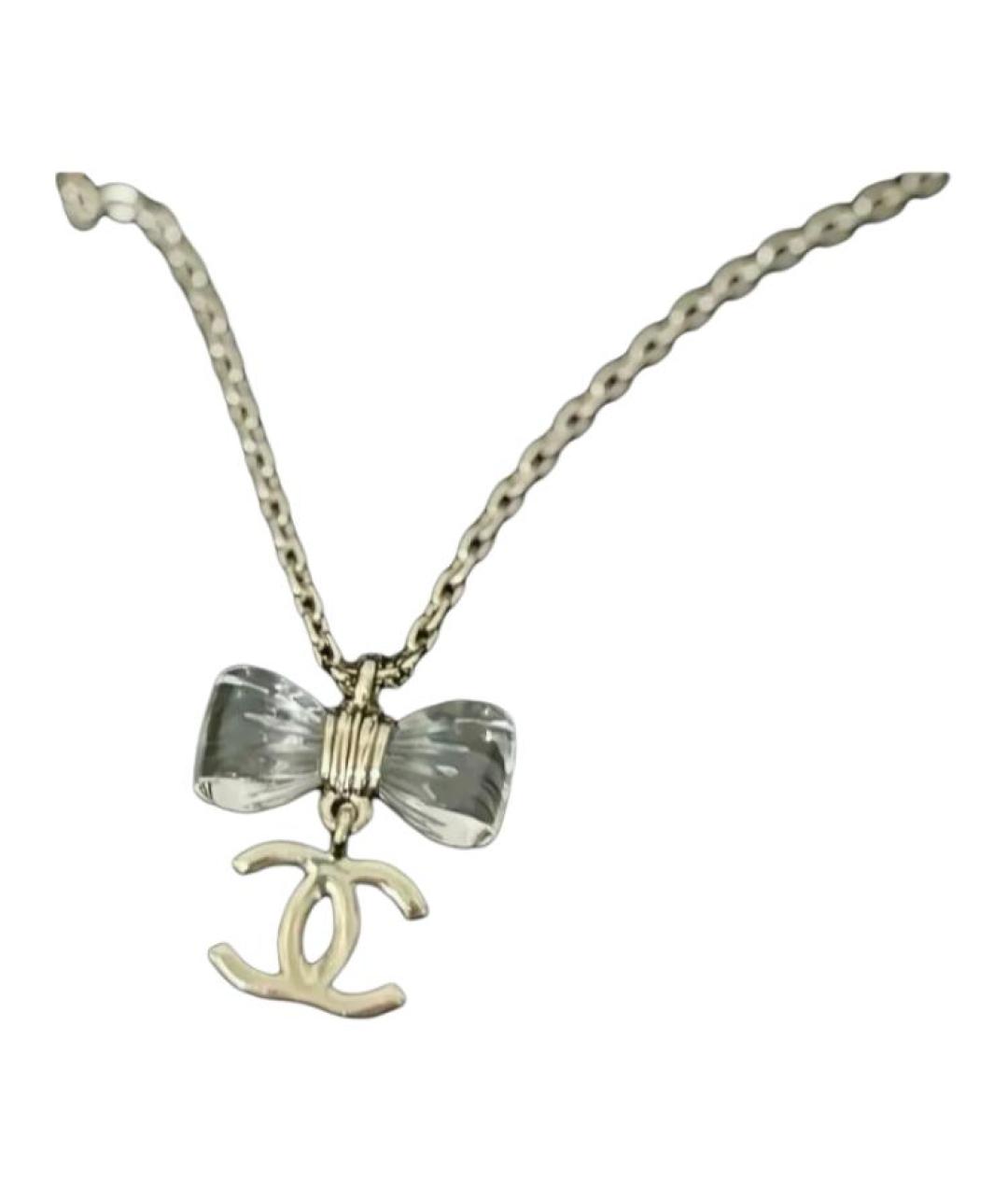 CHANEL Золотое металлическое колье, фото 2