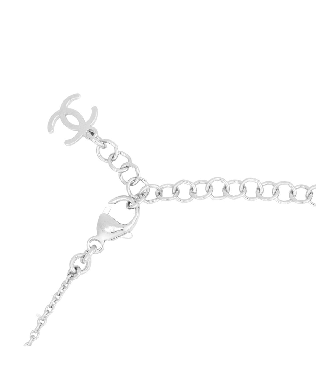 CHANEL Синяя металлическая подвеска, фото 4