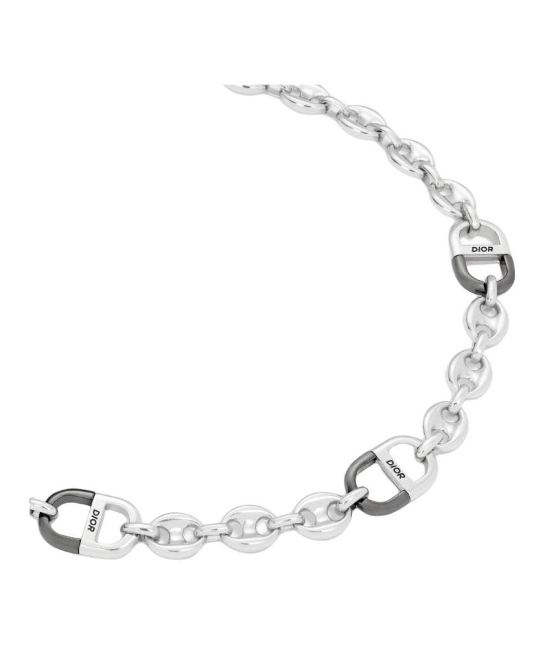 CHRISTIAN DIOR Серебряное колье, фото 3