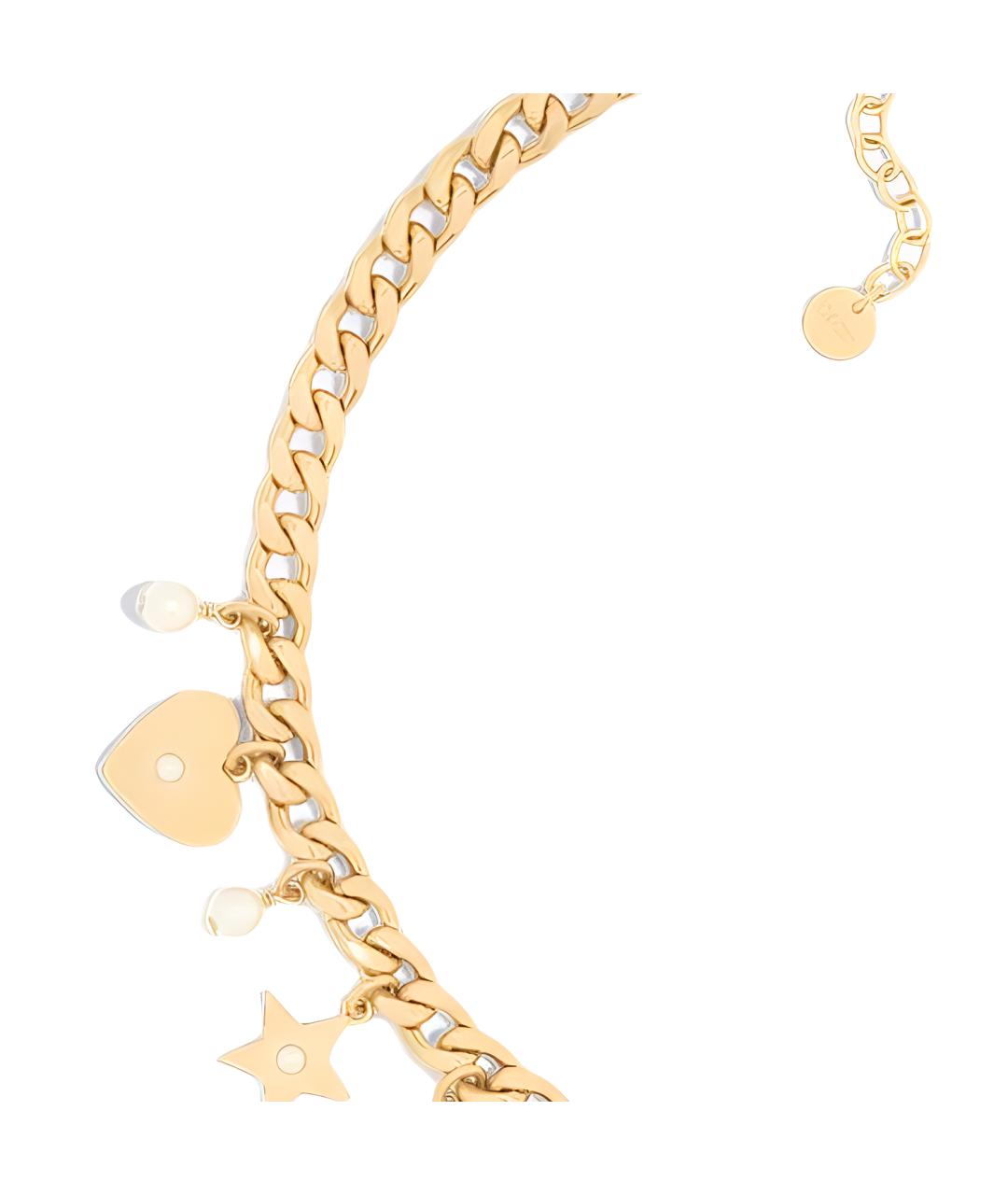 CHRISTIAN DIOR Золотое металлическое колье, фото 3