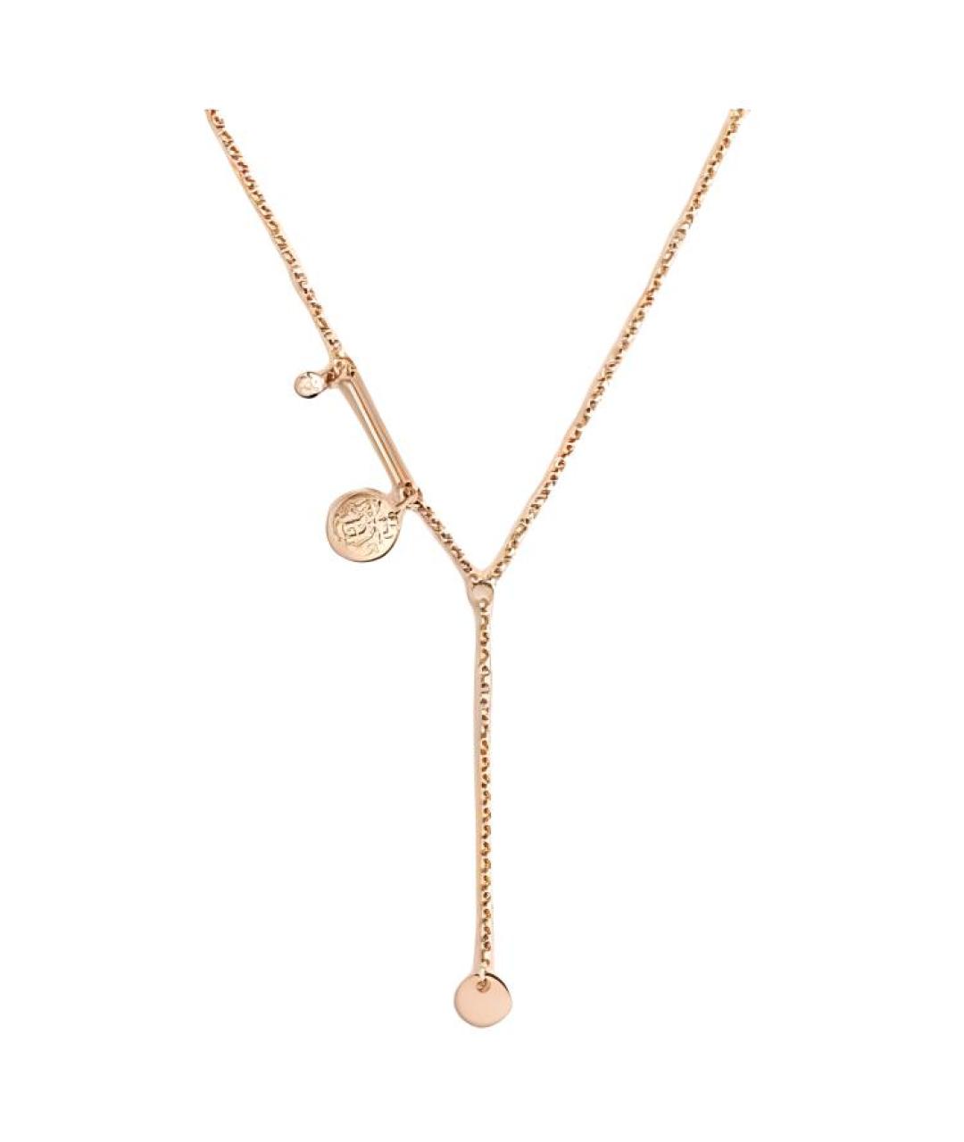 HERMES Золотая цепочка из розового золота, фото 1