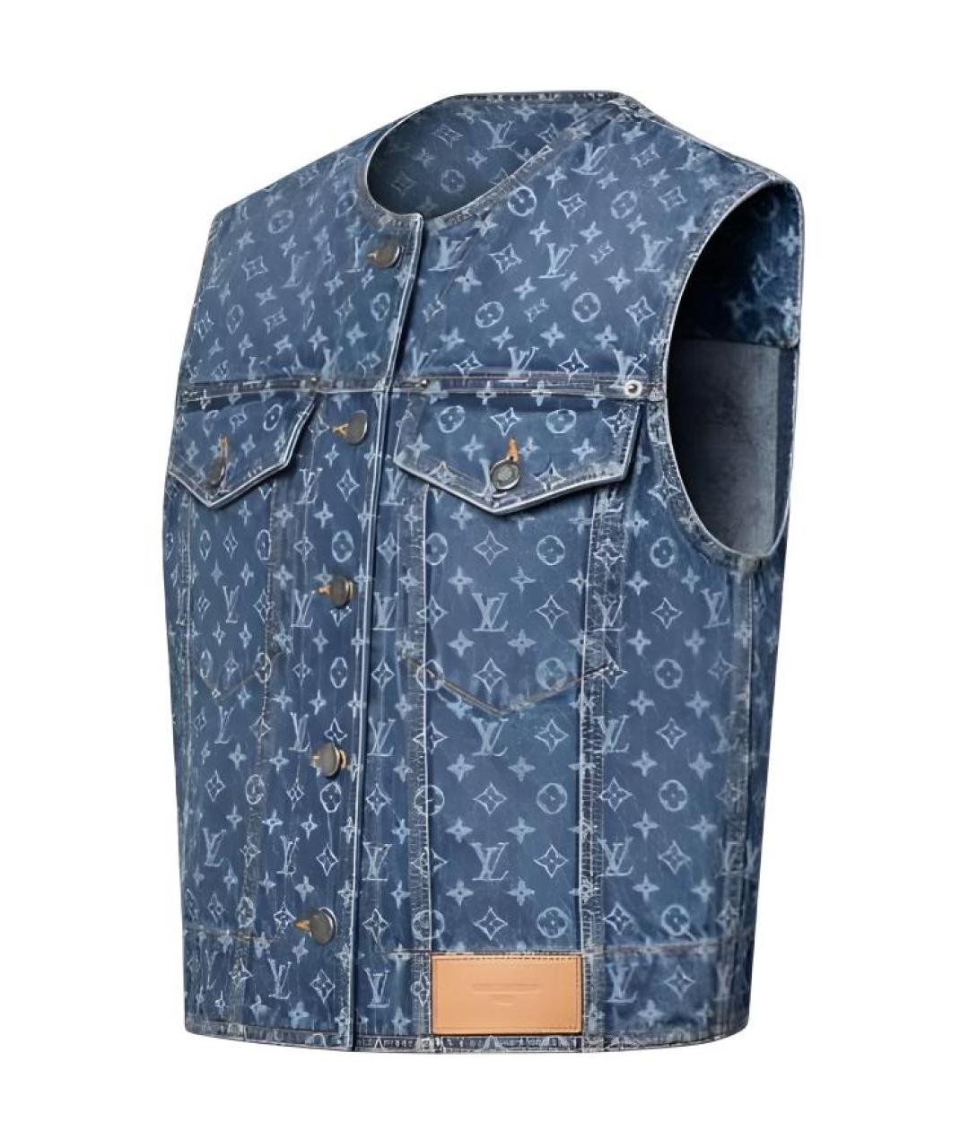 LOUIS VUITTON Синий жилет, фото 3