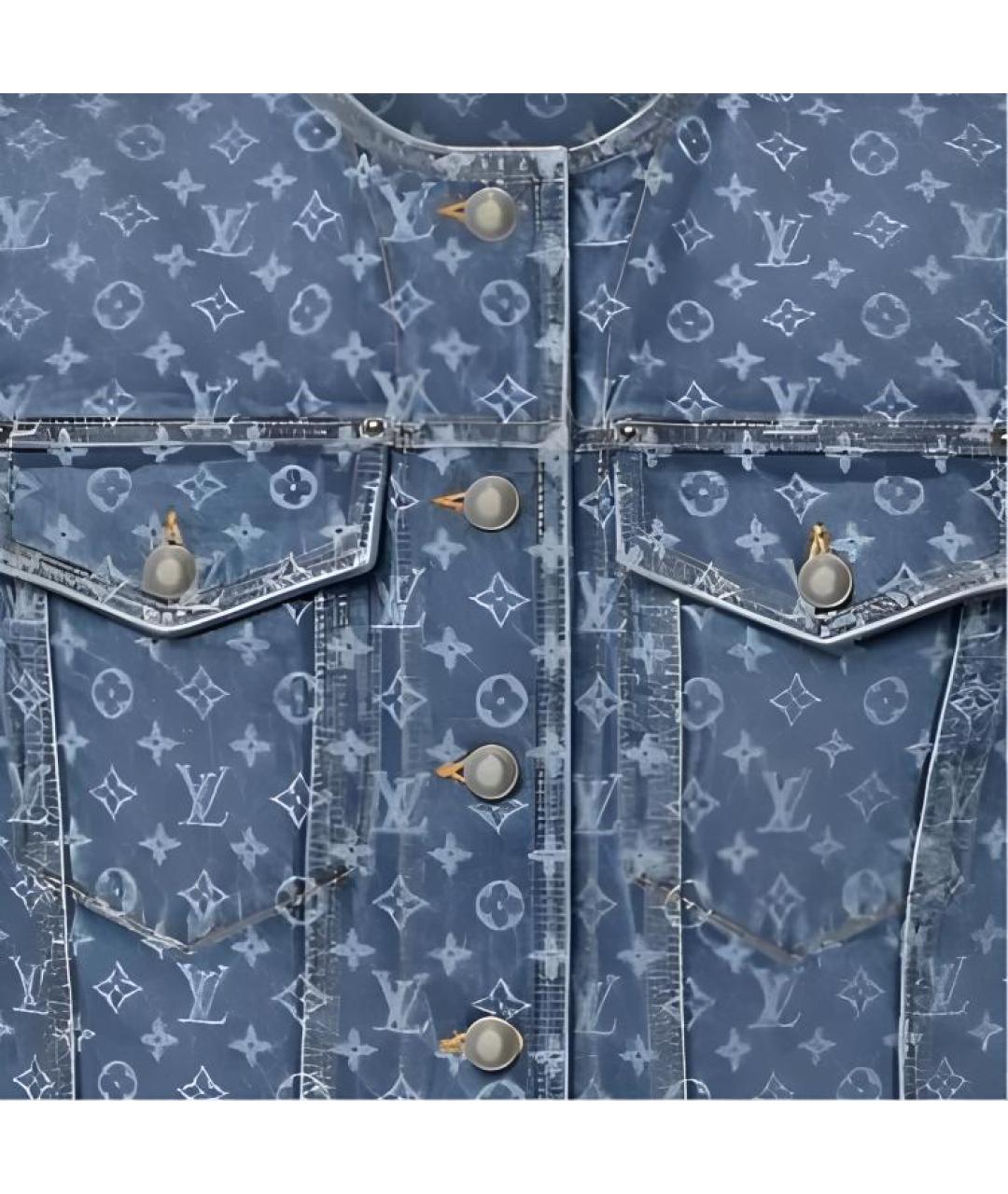 LOUIS VUITTON Синий жилет, фото 5