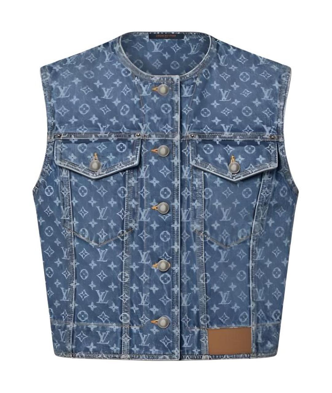LOUIS VUITTON Синий жилет, фото 1