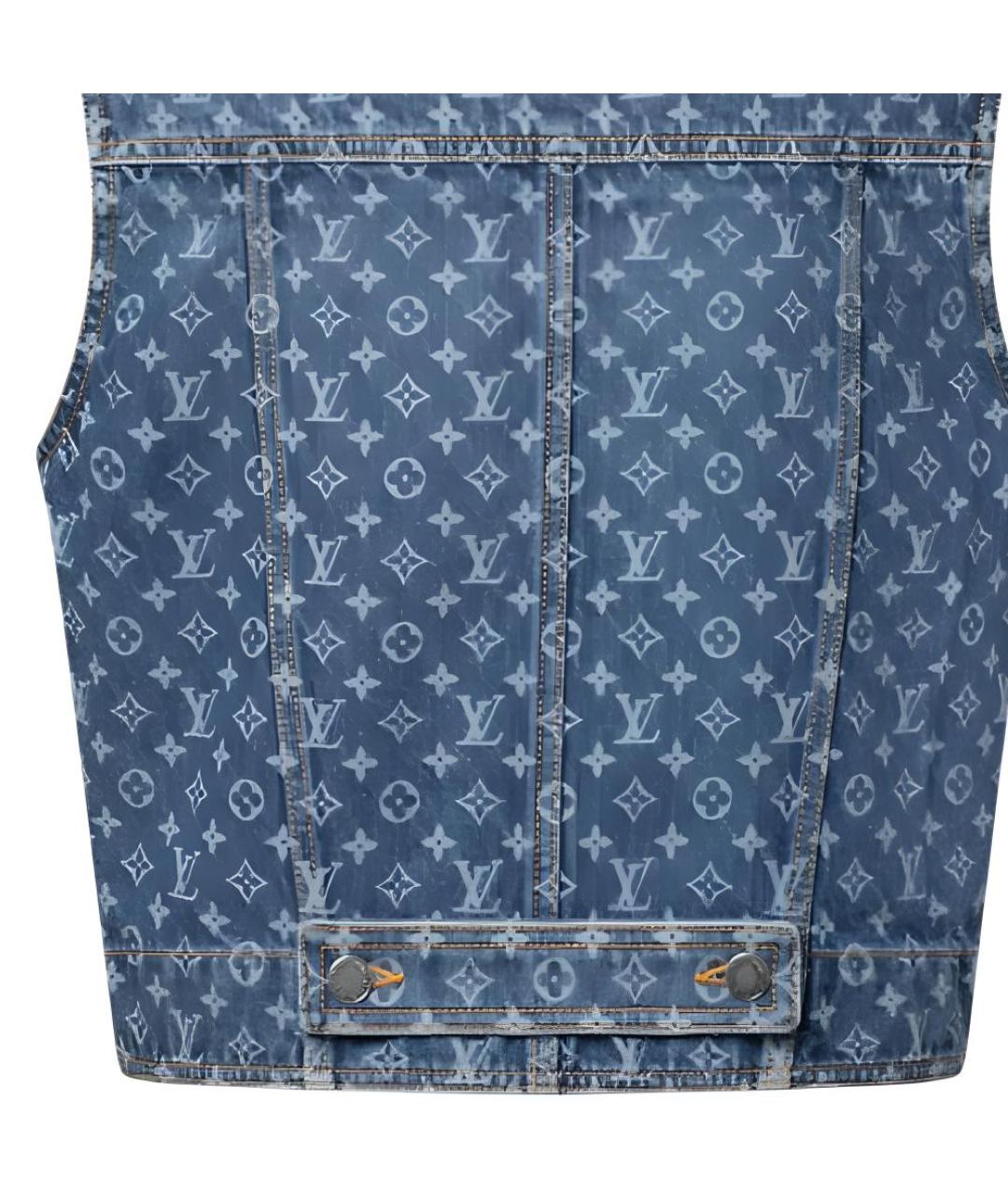 LOUIS VUITTON Синий жилет, фото 4