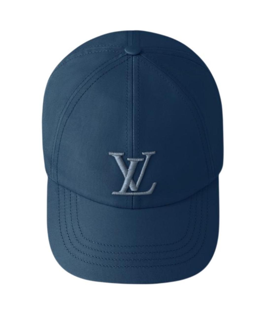 LOUIS VUITTON Темно-синяя хлопковая кепка/бейсболка, фото 3