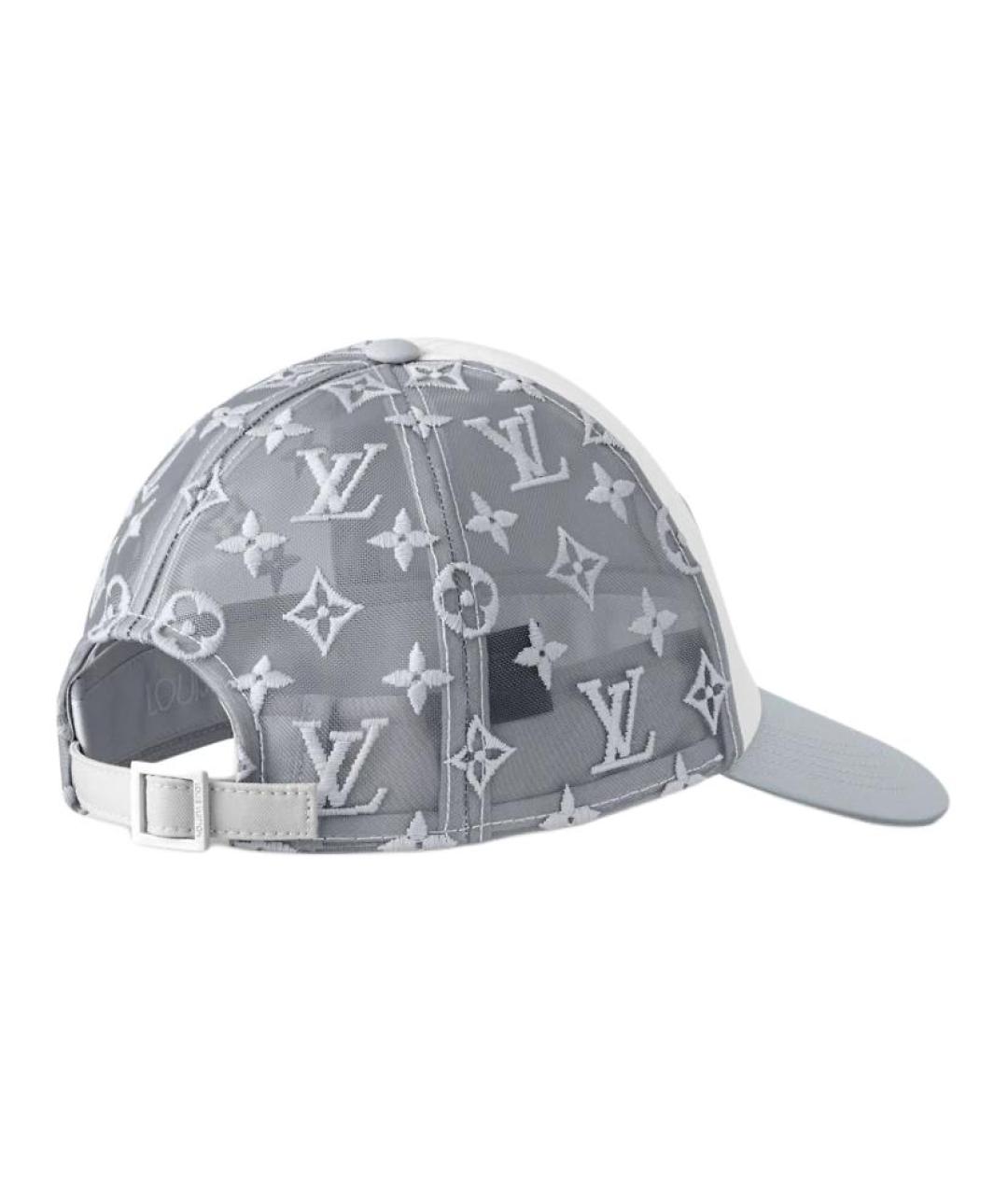 LOUIS VUITTON Белая хлопковая кепка, фото 3
