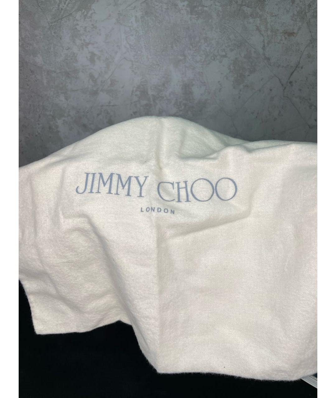 JIMMY CHOO Синие замшевые туфли, фото 5