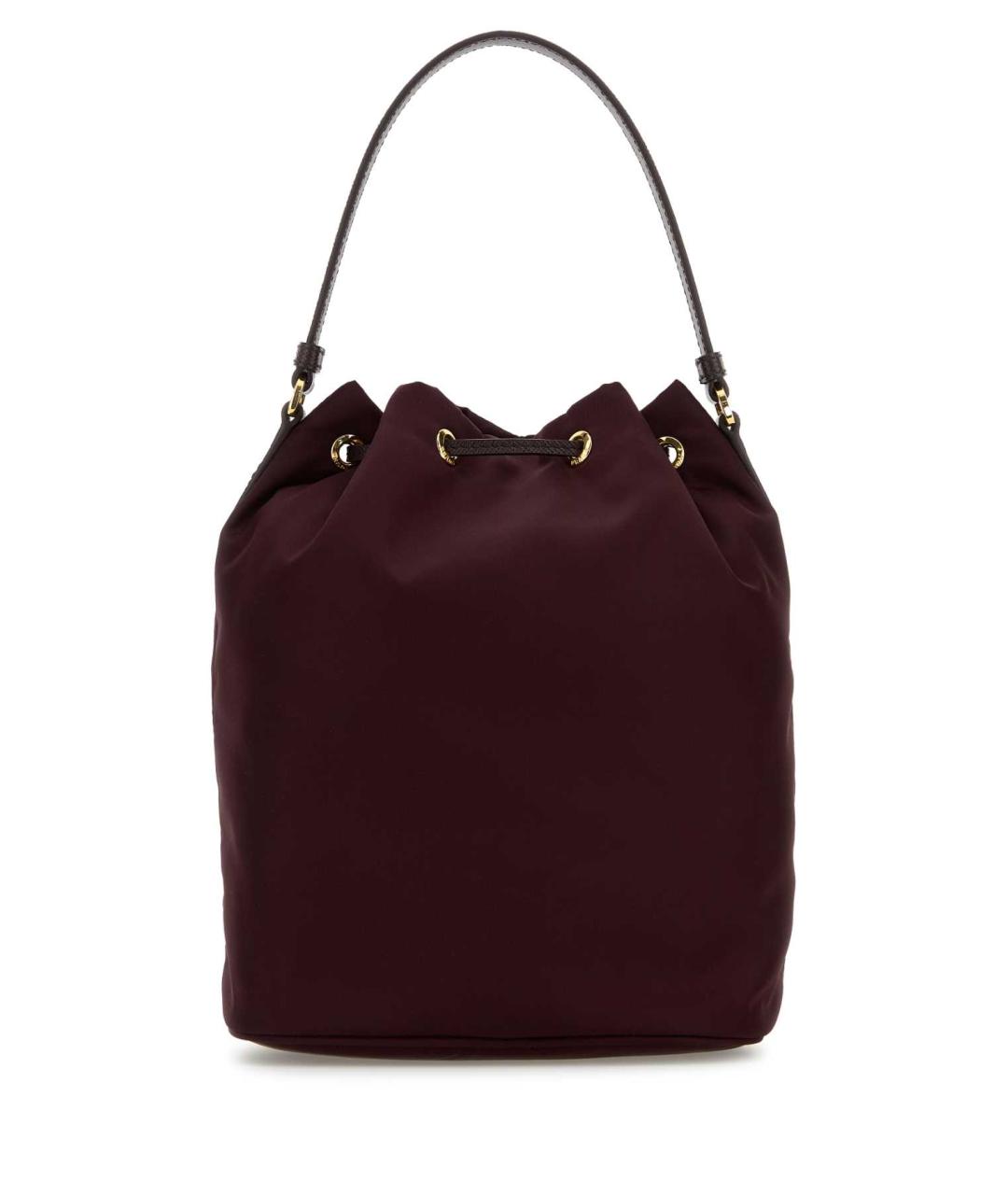 PRADA Бордовая синтетическая сумка тоут, фото 3