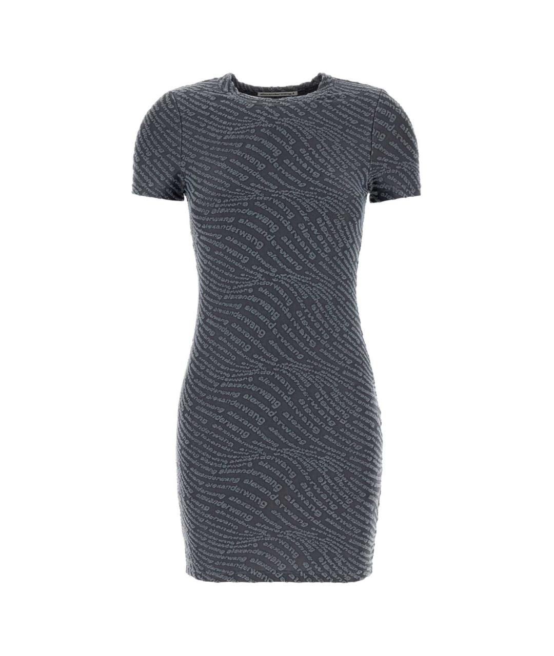 T BY ALEXANDER WANG Антрацитовое платье, фото 1