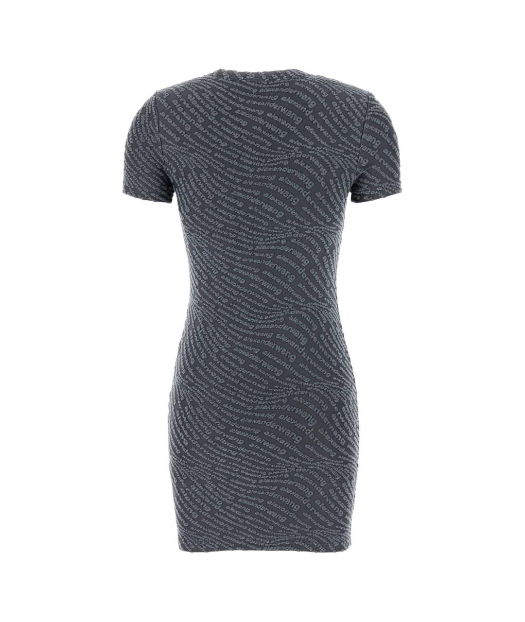 T BY ALEXANDER WANG Антрацитовое платье, фото 2