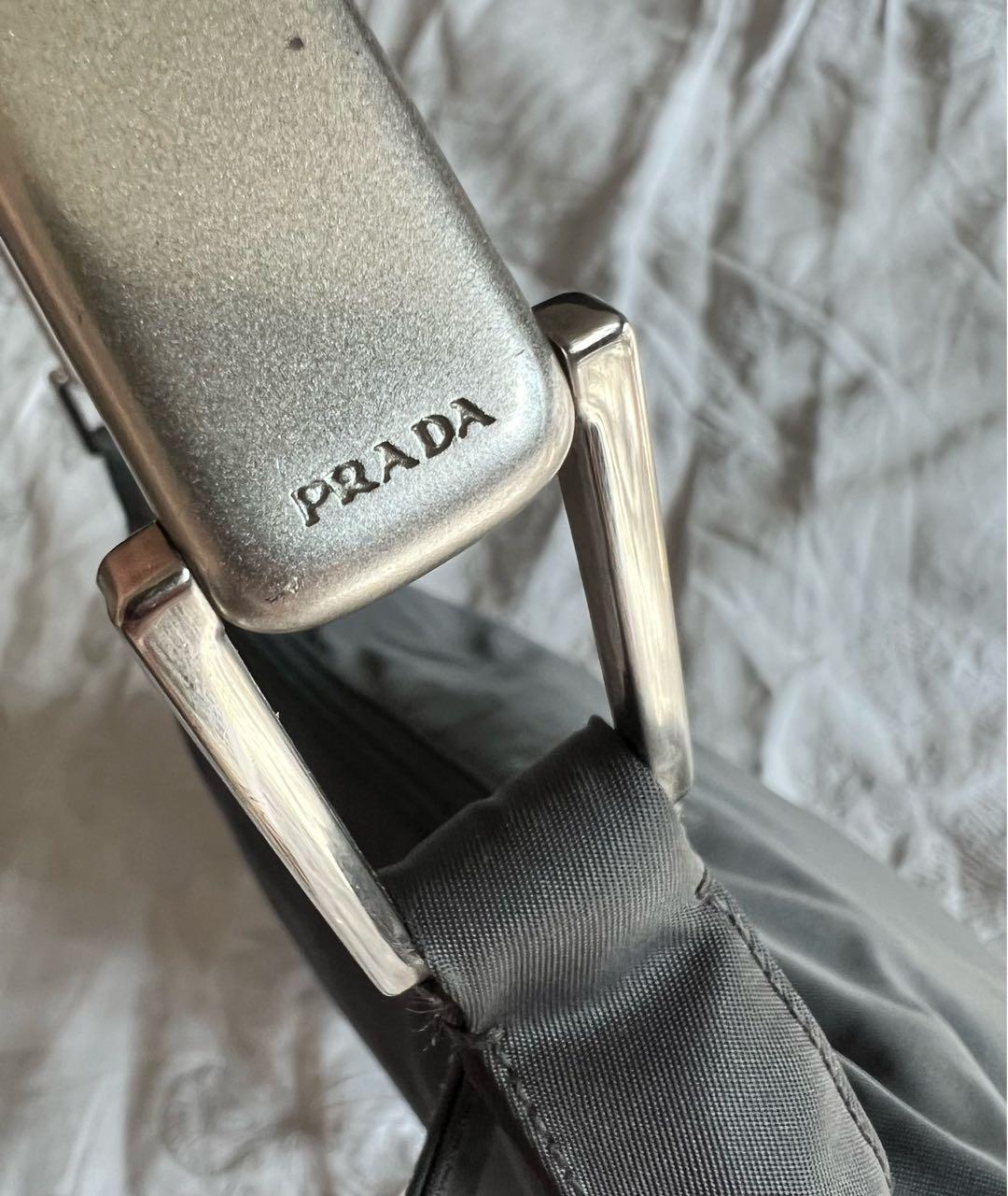 PRADA Антрацитовая сумка через плечо, фото 7