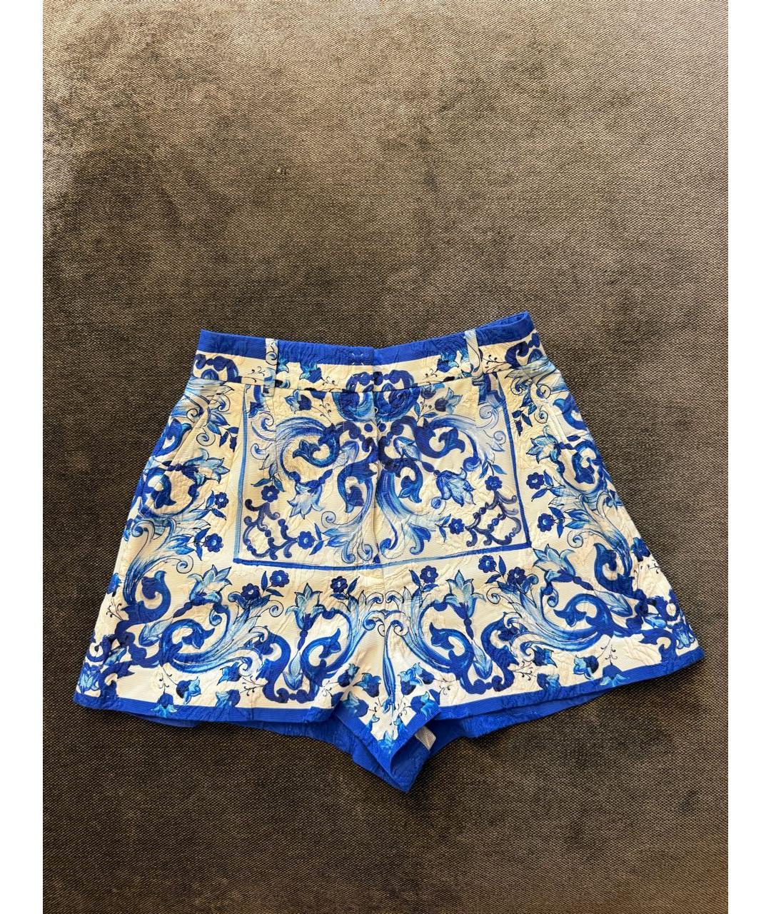 DOLCE&GABBANA Мульти хлопковые шорты, фото 5