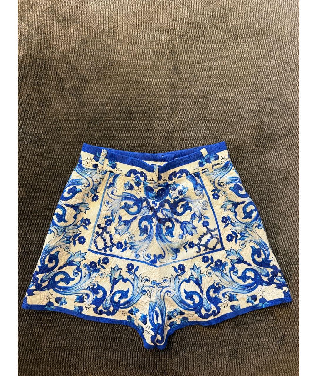 DOLCE&GABBANA Мульти хлопковые шорты, фото 2