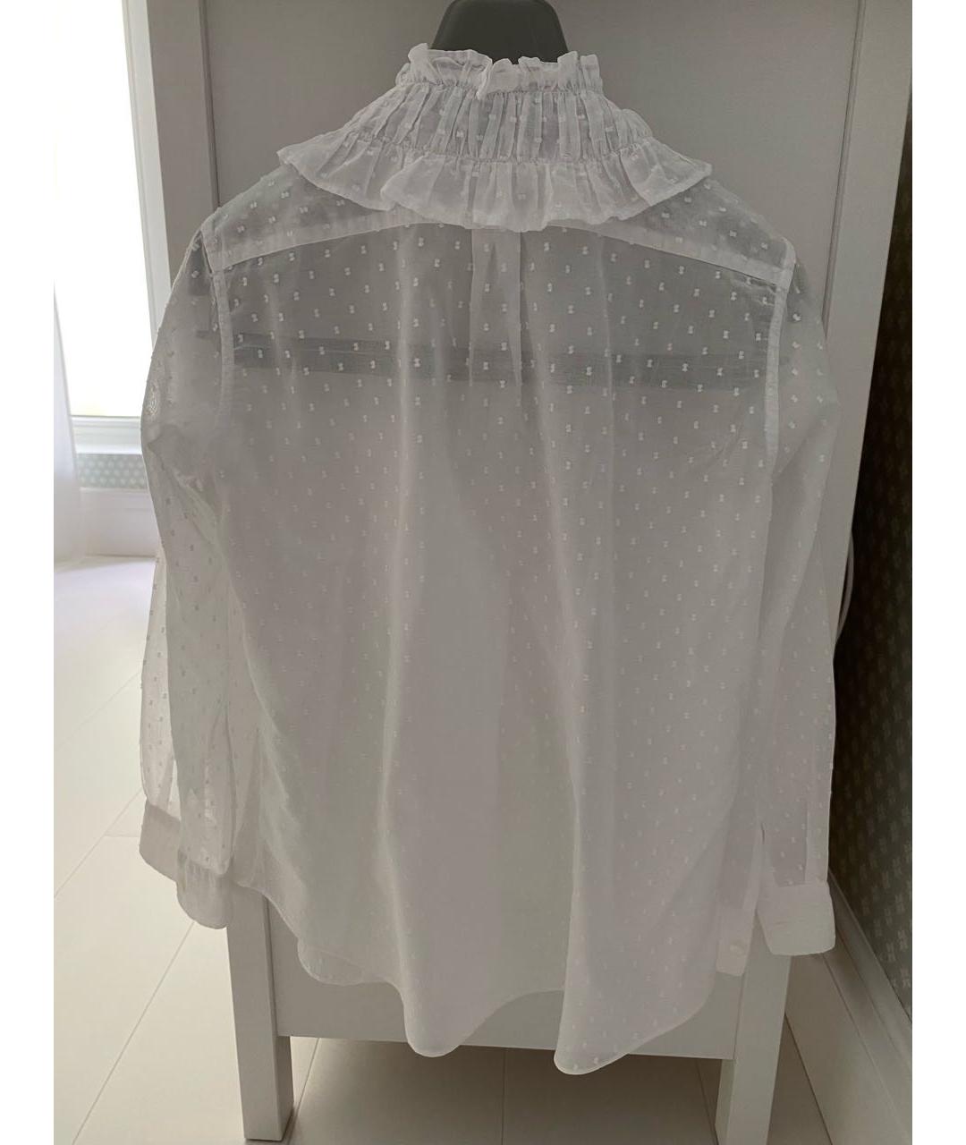 COMME DES GARÇONS Белая хлопковая блузы, фото 2