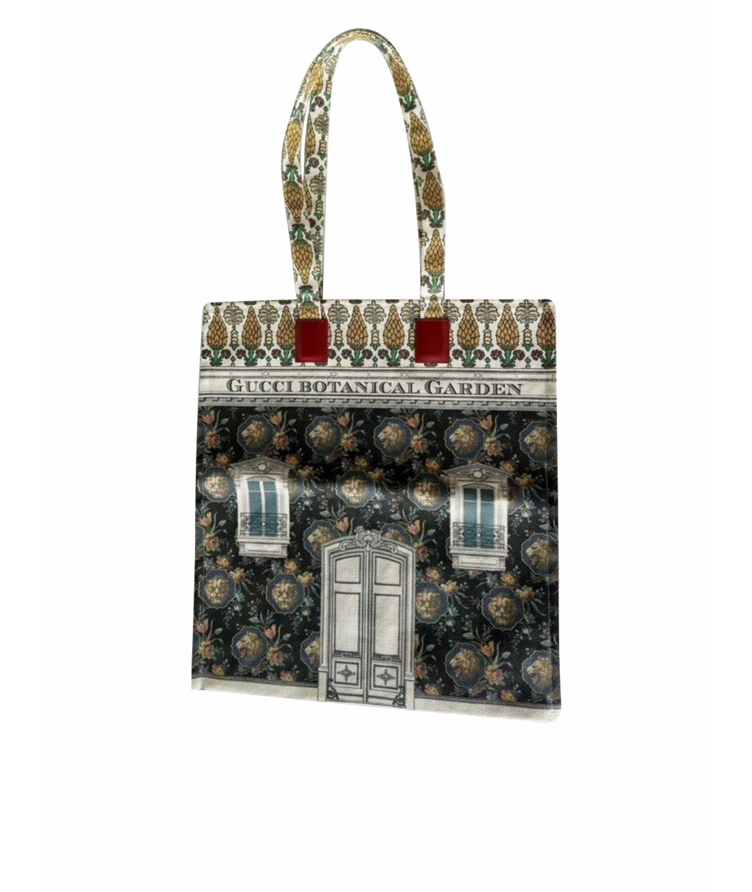 GUCCI Мульти тканевая сумка с короткими ручками, фото 1