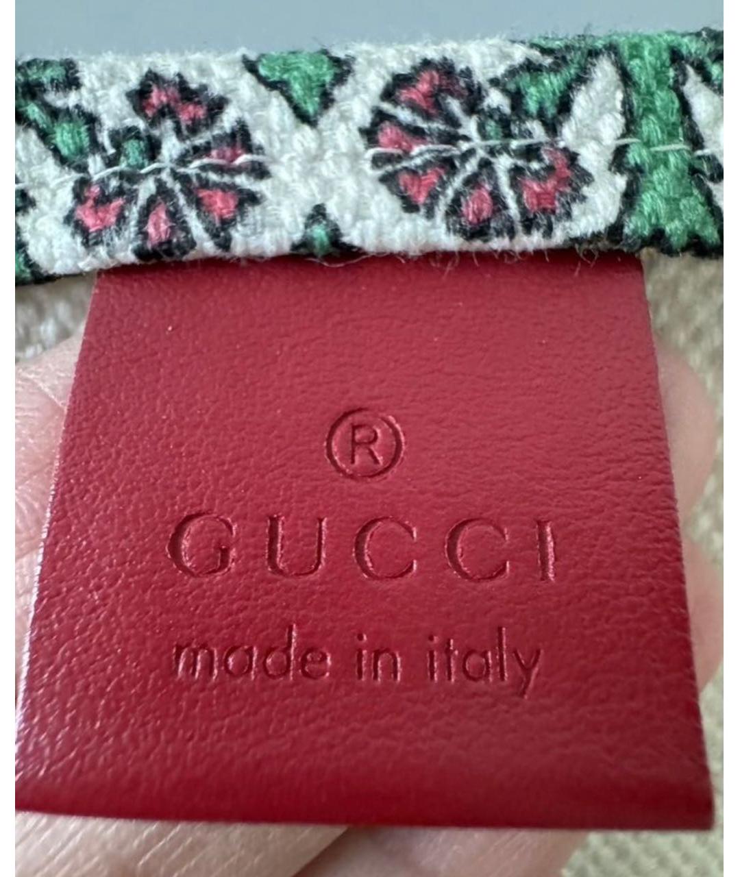 GUCCI Мульти тканевая сумка с короткими ручками, фото 7