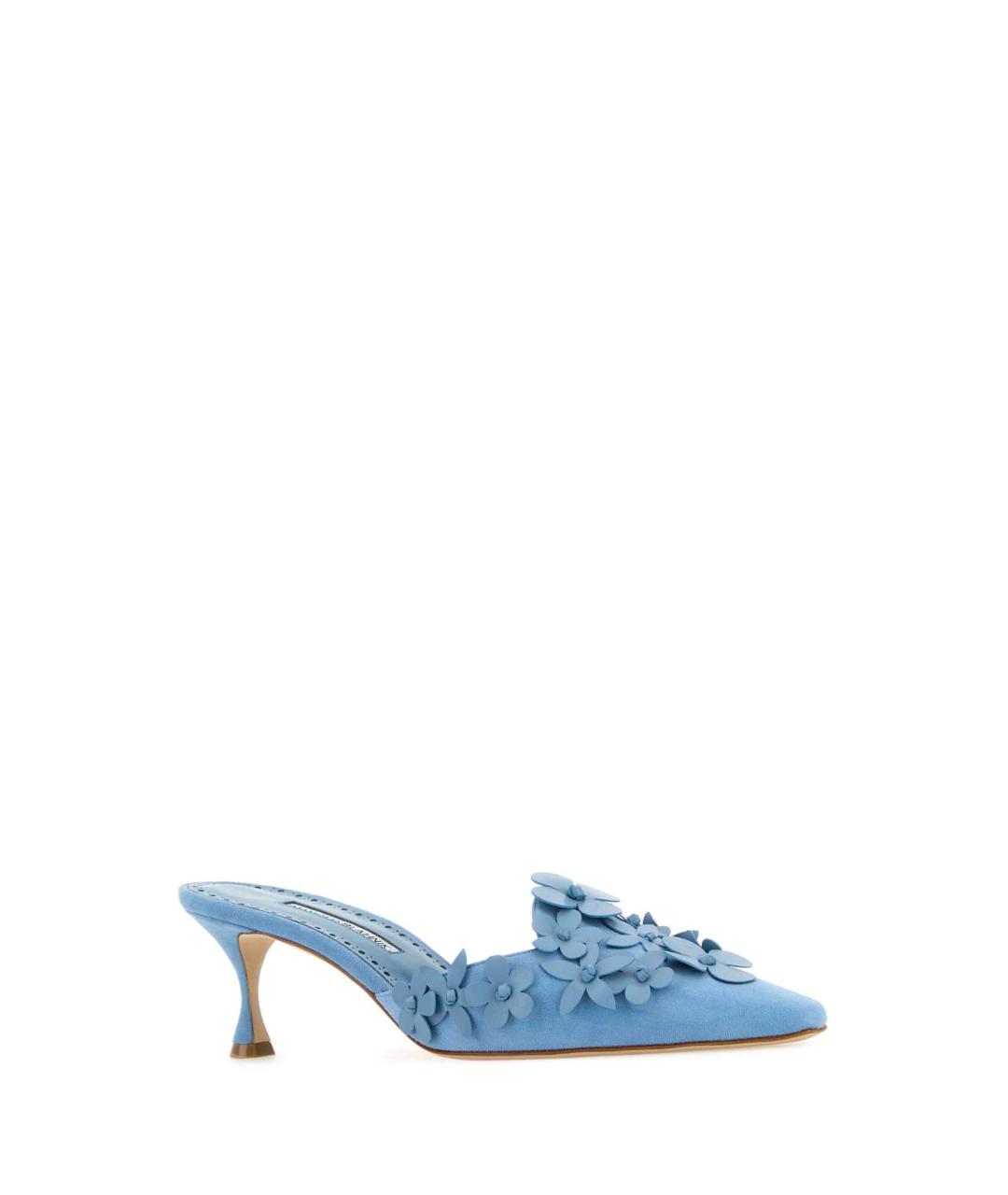 MANOLO BLAHNIK Голубые туфли, фото 2