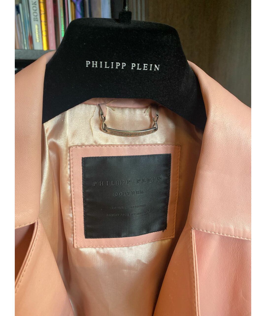 PHILIPP PLEIN Розовая кожаная куртка, фото 3