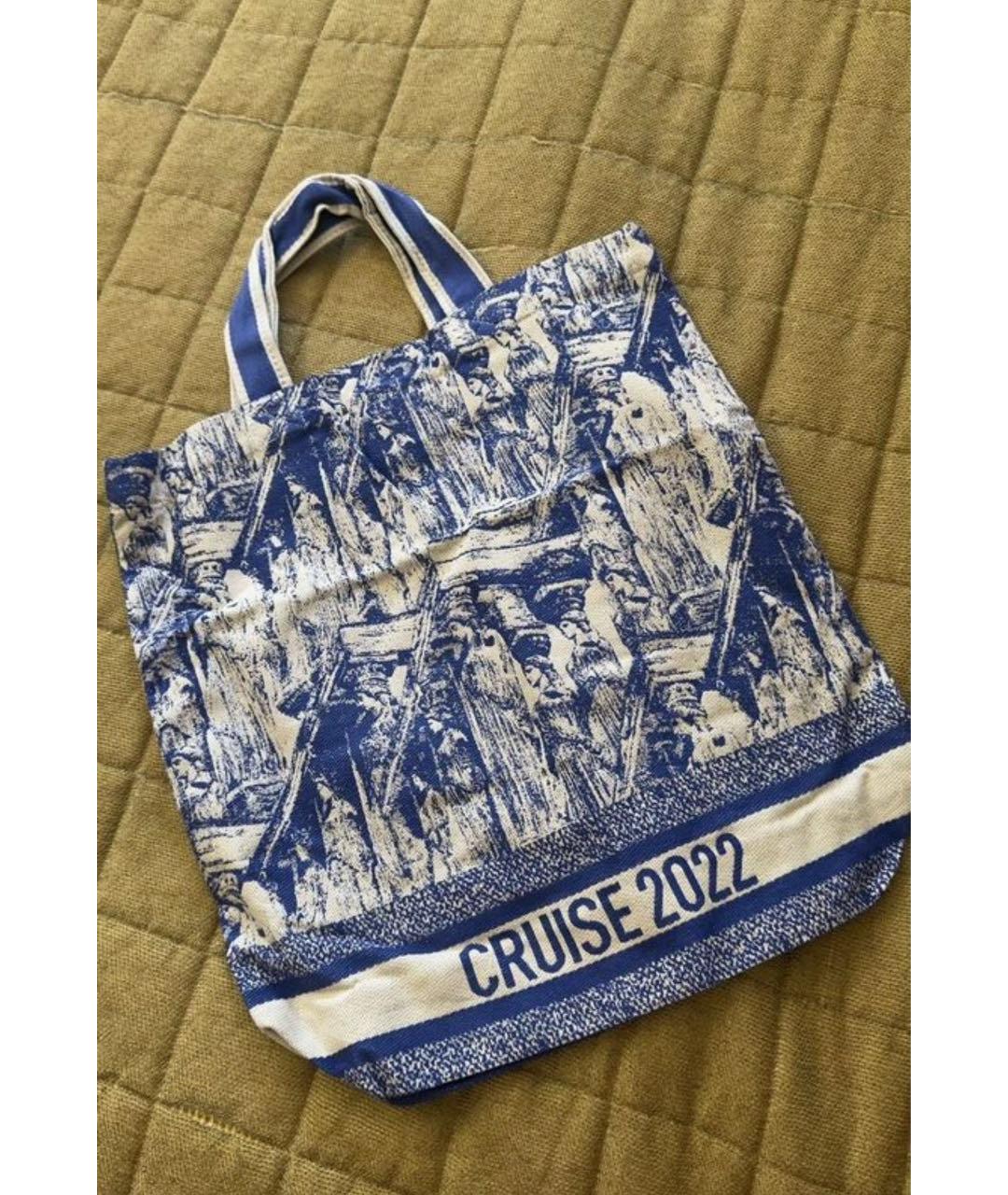 CHRISTIAN DIOR Мульти тканевая сумка с короткими ручками, фото 3