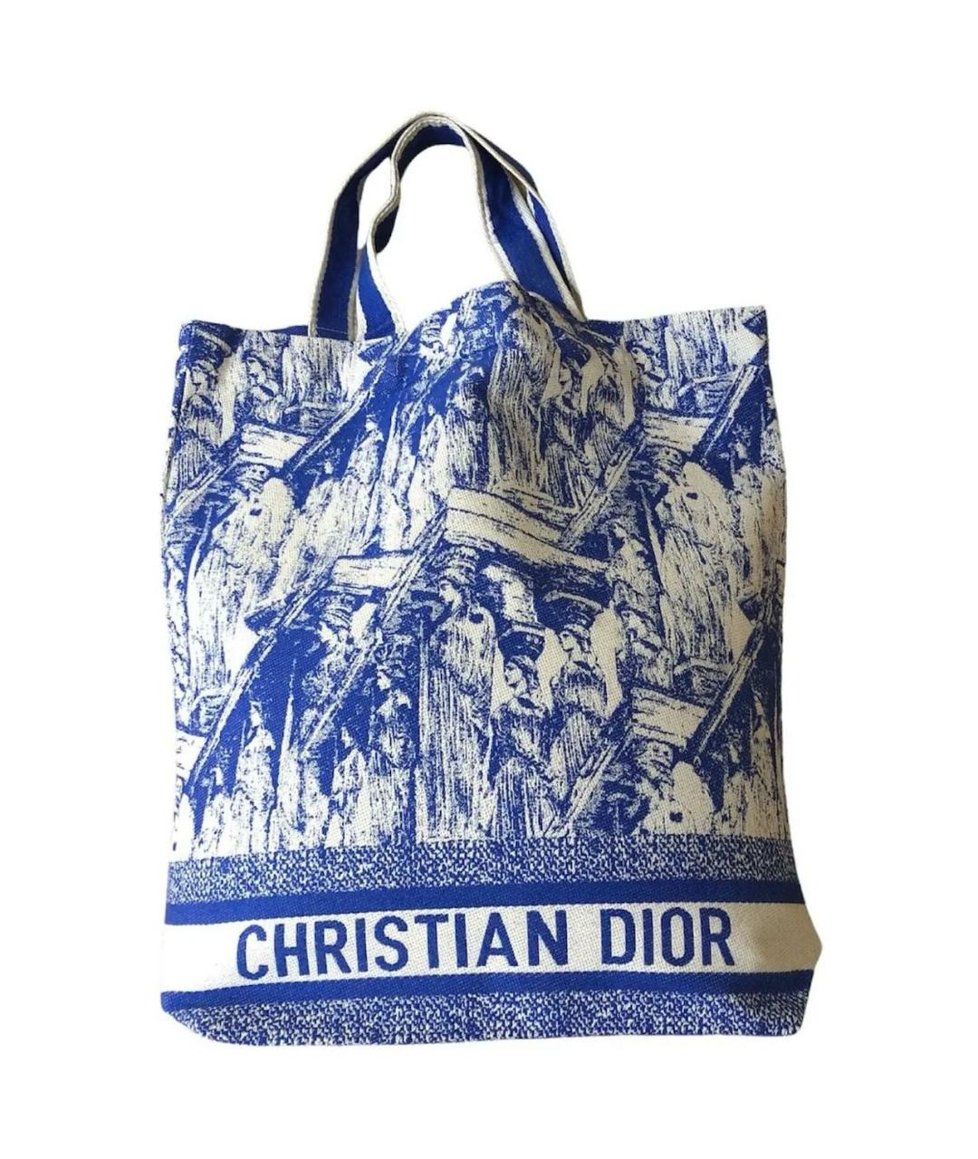 CHRISTIAN DIOR Мульти тканевая сумка с короткими ручками, фото 7
