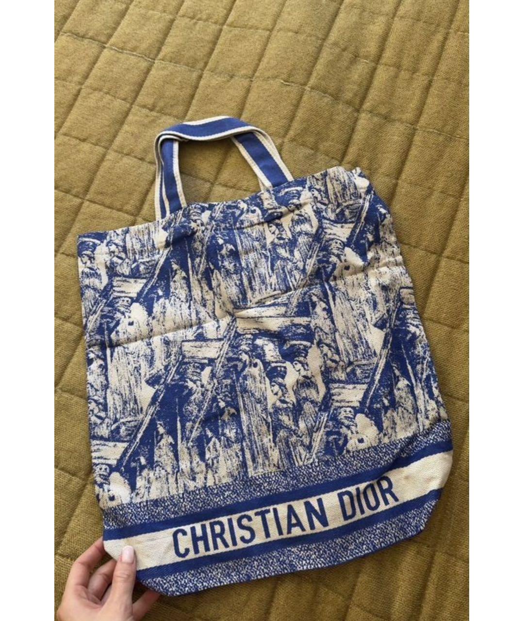 CHRISTIAN DIOR Мульти тканевая сумка с короткими ручками, фото 2