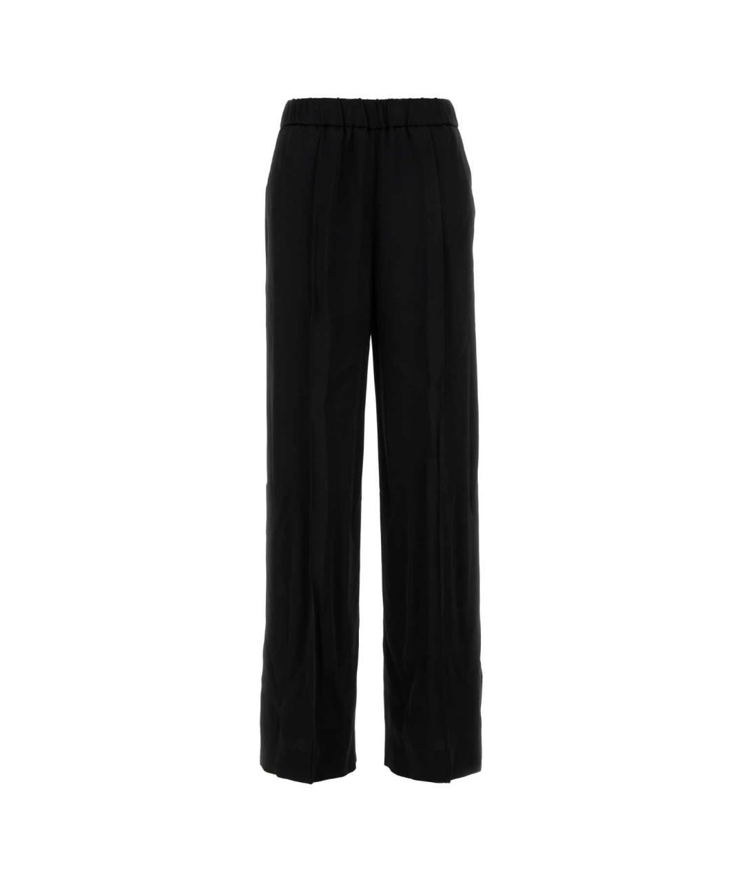 JIL SANDER Черные прямые брюки, фото 1
