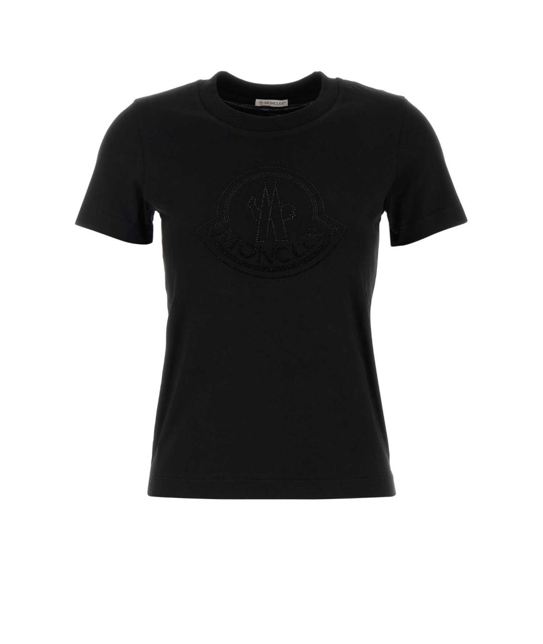 MONCLER Черная футболка, фото 1