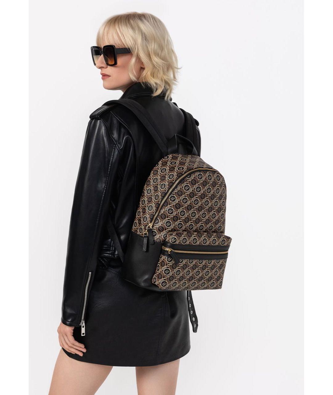 MARC JACOBS Коричневый рюкзак из искусственной кожи, фото 4
