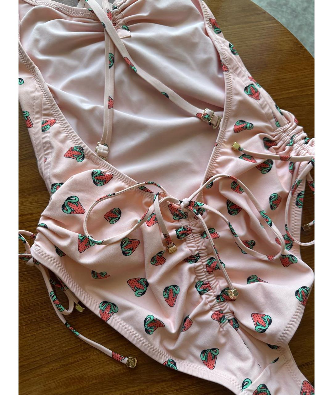 AGENT PROVOCATEUR Розовый полиамидовый купальник, фото 4