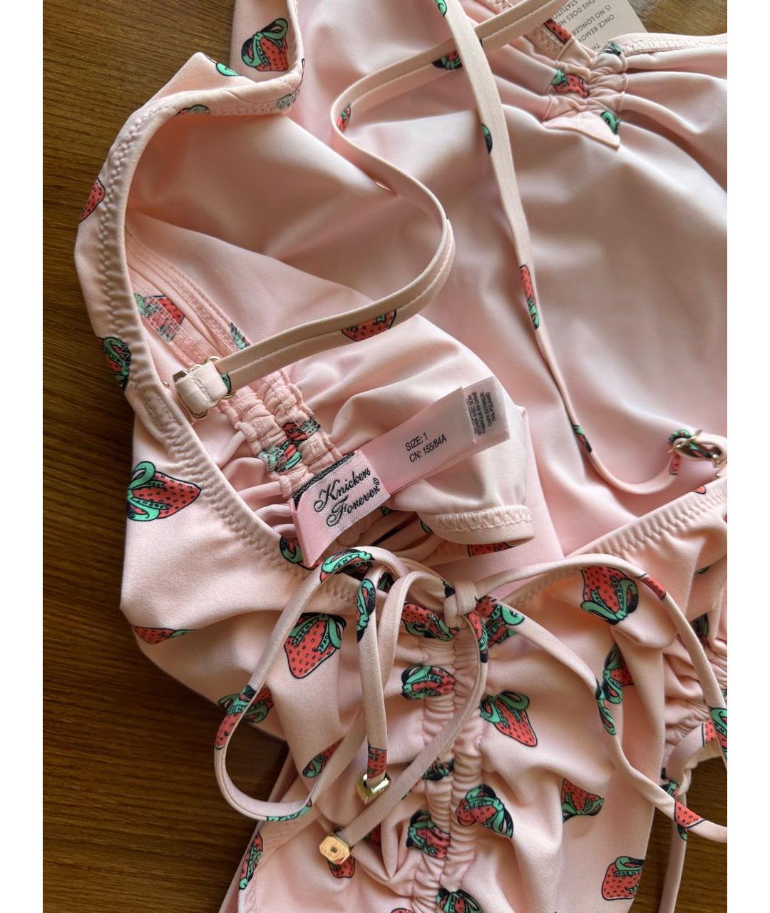 AGENT PROVOCATEUR Розовый полиамидовый купальник, фото 6
