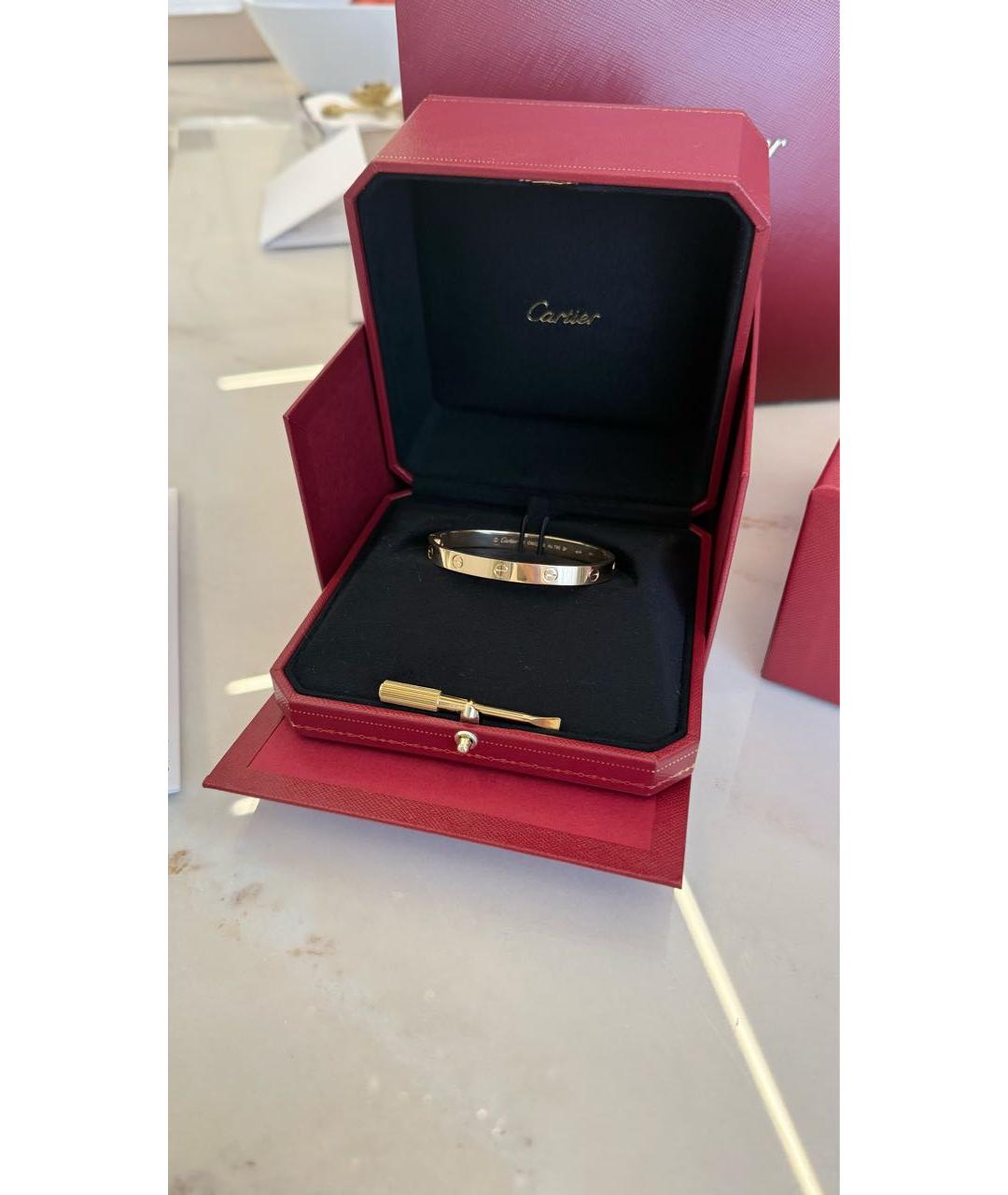 CARTIER Золотой браслет из желтого золота, фото 2