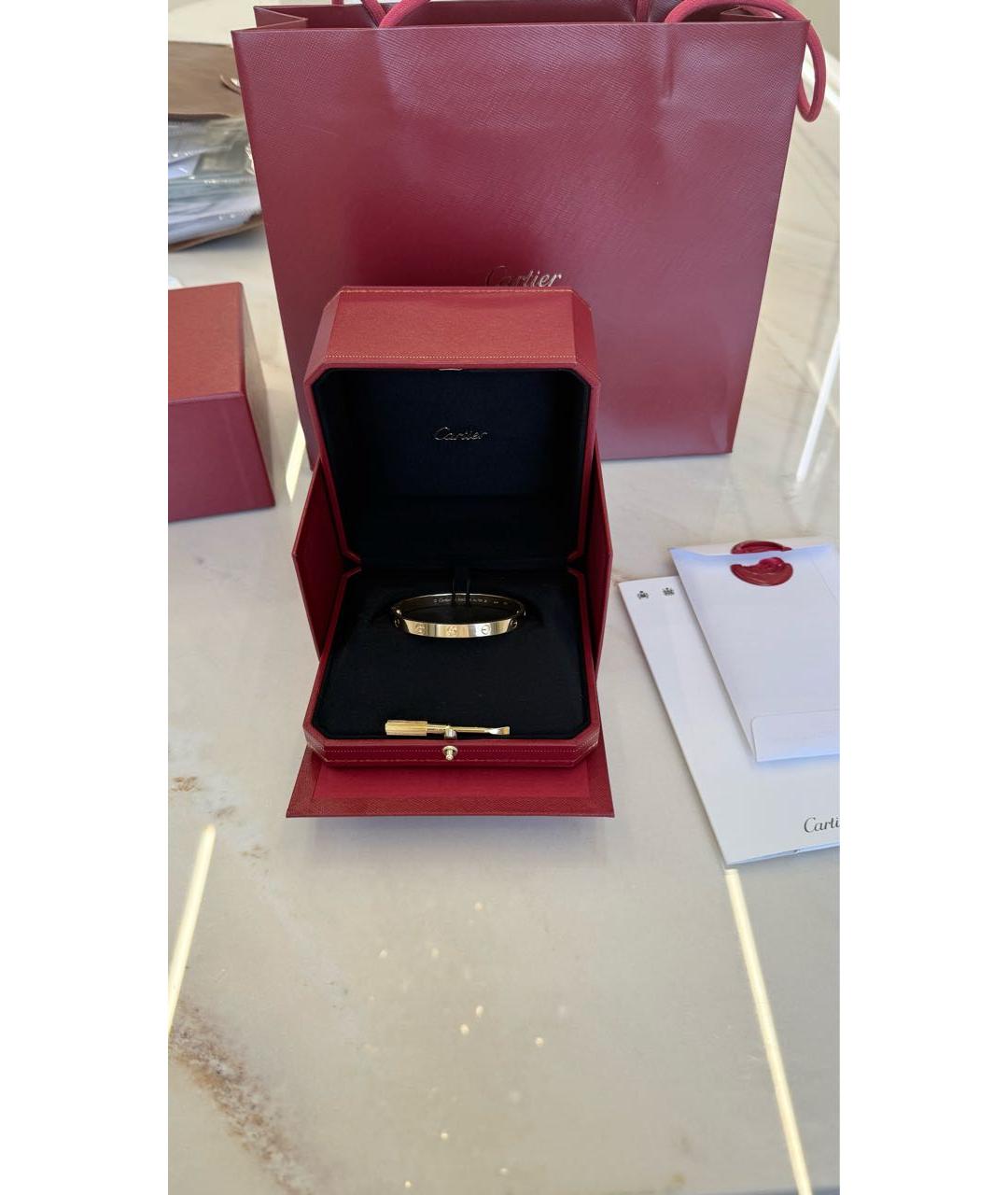 CARTIER Золотой браслет из желтого золота, фото 4