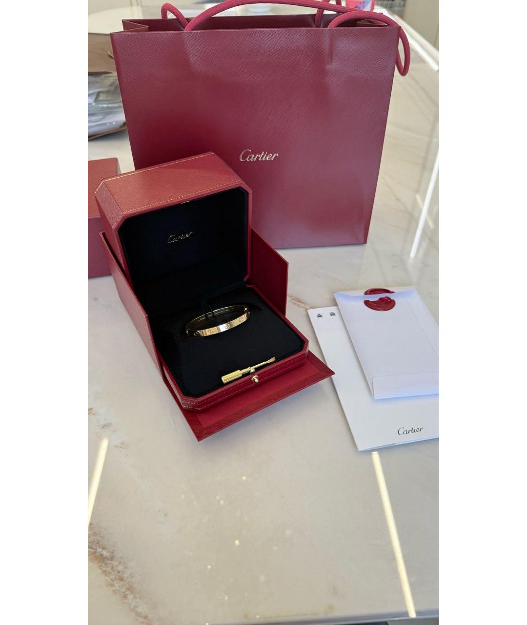 CARTIER Золотой браслет из желтого золота, фото 3