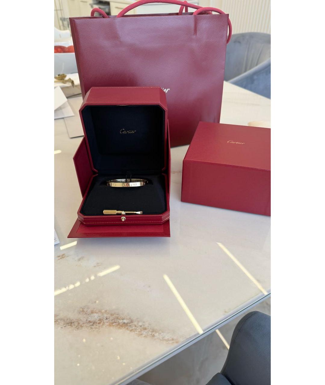 CARTIER Золотой браслет из желтого золота, фото 5