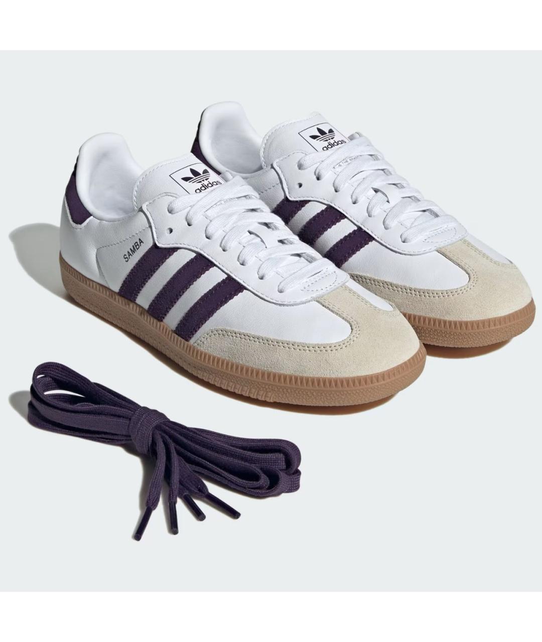 ADIDAS Белые кожаные кроссовки, фото 2