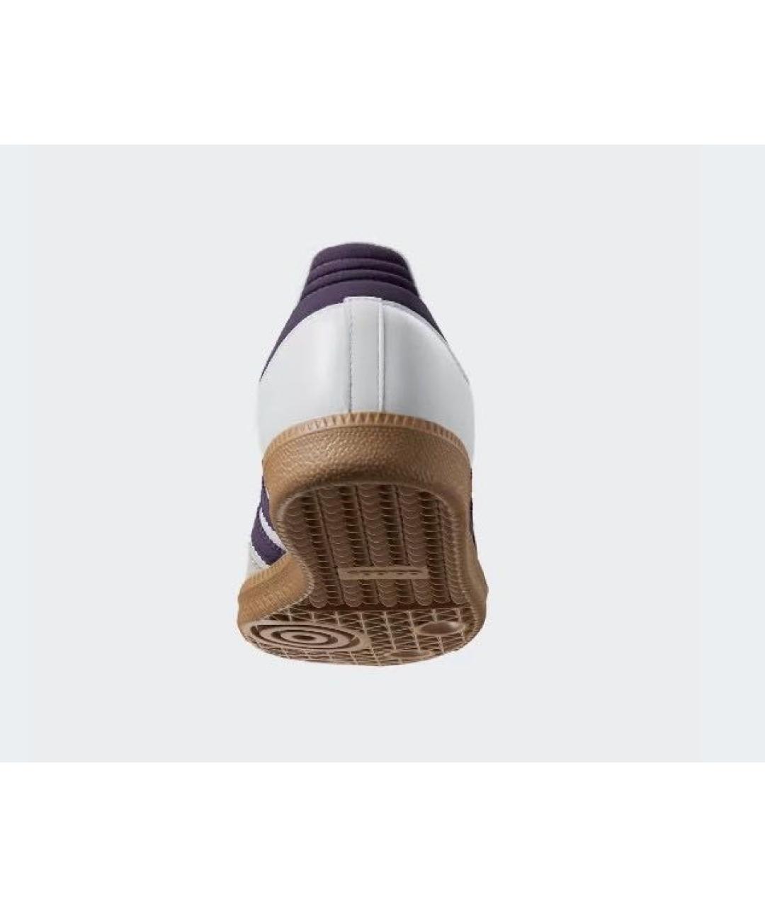 ADIDAS Белые кожаные кроссовки, фото 4