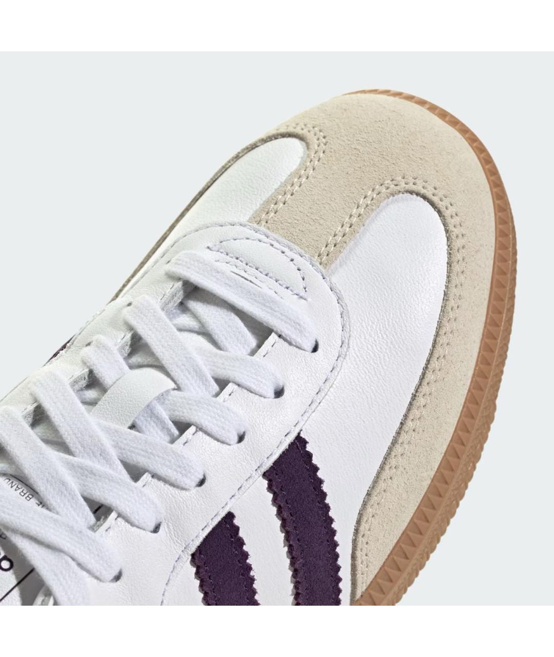 ADIDAS Белые кожаные кроссовки, фото 5